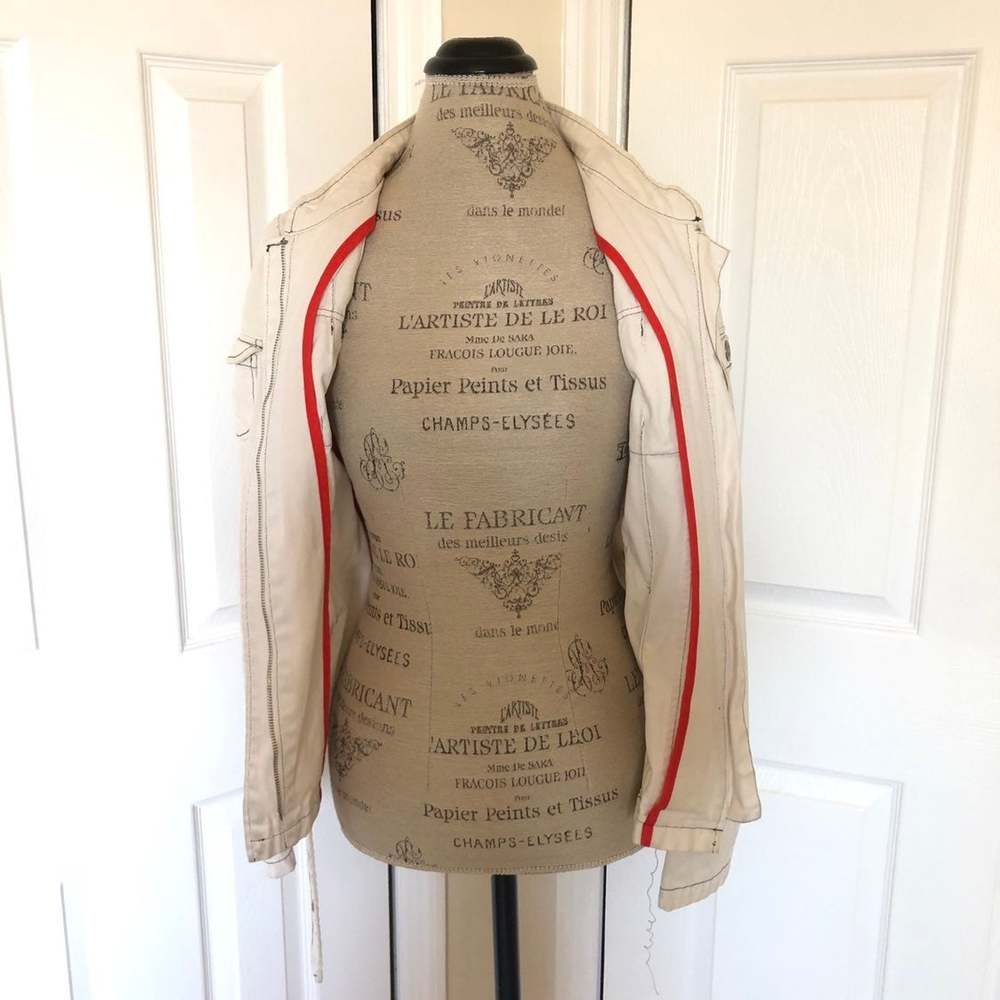 ONLY White Denim Jacket / Coat - Picture 6 of 7